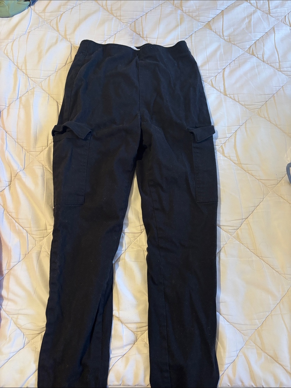 Tinseltown Black womens Cargo Pants with Flap Pockets